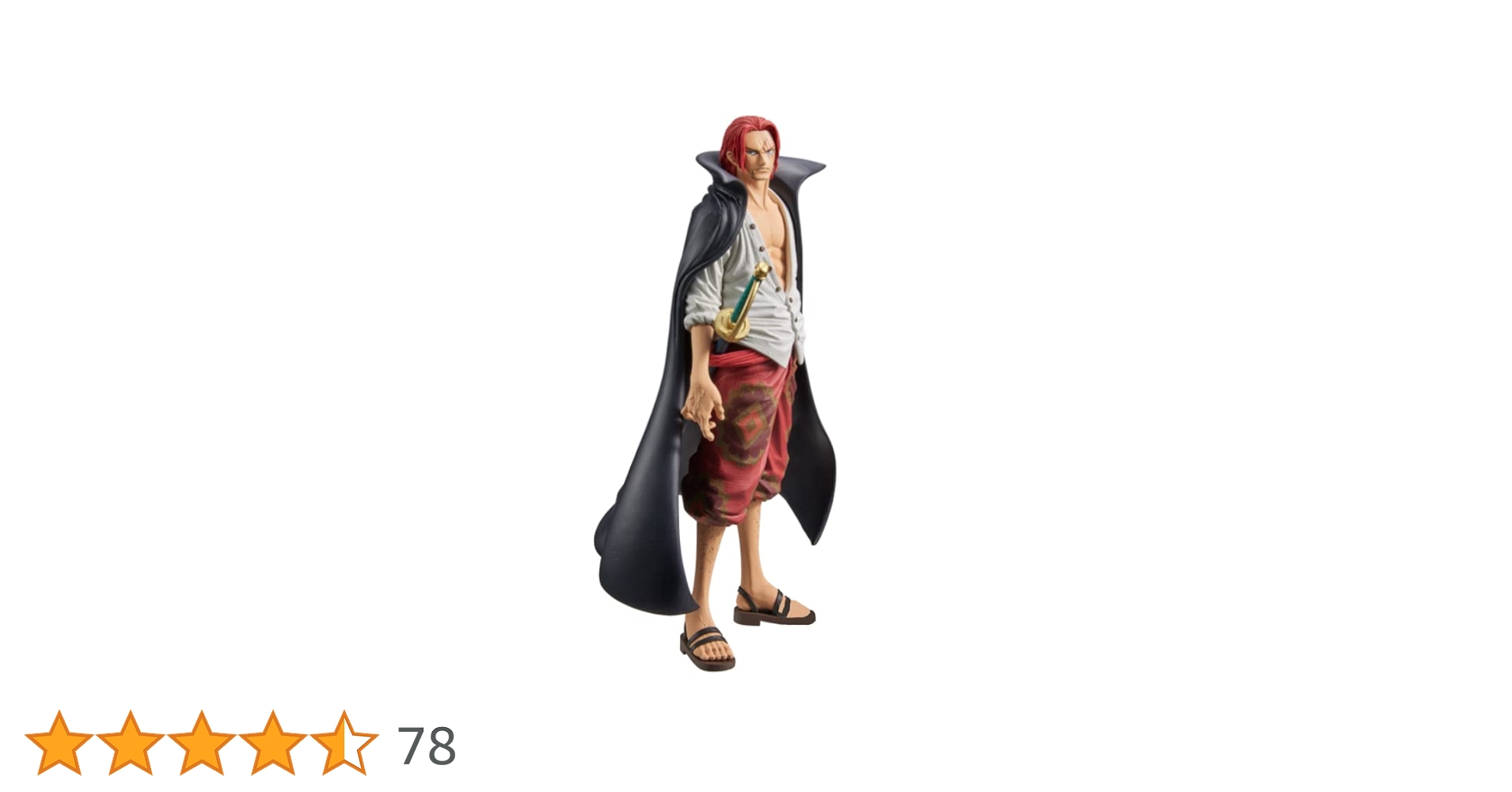 ワンピース フィギュア　ゾロ　シャンクス　FILM RED ONE PIECE FILM RED」シャンクス＆ウタが背中合わせのフィギュア